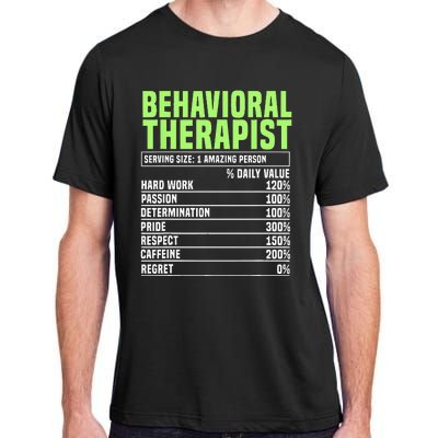 Behavioral Therapist Facts Analyst Behavior Tech Adult ChromaSoft Performance T-Shirt