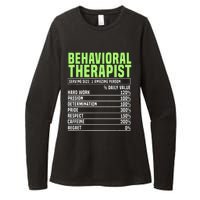 Behavioral Therapist Facts Analyst Behavior Tech Womens CVC Long Sleeve Shirt