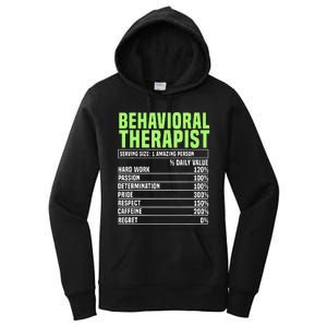 Behavioral Therapist Facts Analyst Behavior Tech Women's Pullover Hoodie