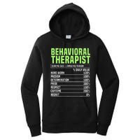 Behavioral Therapist Facts Analyst Behavior Tech Women's Pullover Hoodie