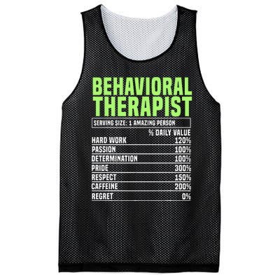 Behavioral Therapist Facts Analyst Behavior Tech Mesh Reversible Basketball Jersey Tank