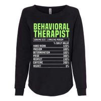 Behavioral Therapist Facts Analyst Behavior Tech Womens California Wash Sweatshirt