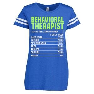 Behavioral Therapist Facts Analyst Behavior Tech Enza Ladies Jersey Football T-Shirt