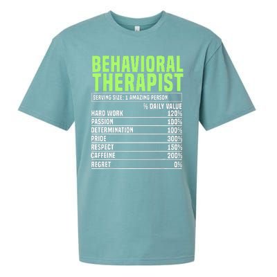 Behavioral Therapist Facts Analyst Behavior Tech Sueded Cloud Jersey T-Shirt