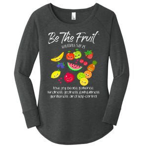 Be The Fruit Christian Verse Spirit Galatians Inspirational Women's Perfect Tri Tunic Long Sleeve Shirt