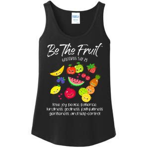 Be The Fruit Christian Verse Spirit Galatians Inspirational Ladies Essential Tank