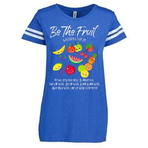 Be The Fruit Christian Verse Spirit Galatians Inspirational Enza Ladies Jersey Football T-Shirt