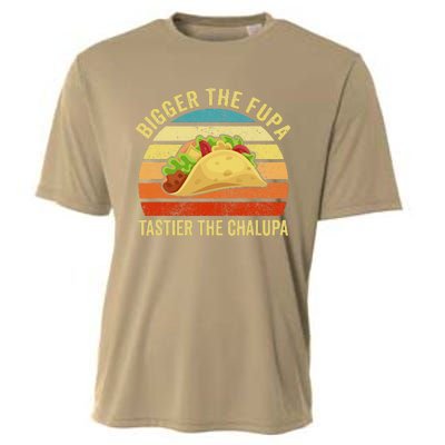 Bigger The Fupa Tastier The Chalupa Funny Cooling Performance Crew T-Shirt