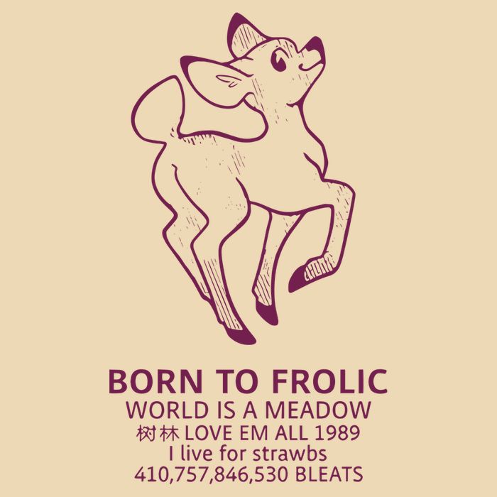 Born To Frolic World Is A Meadow Zip Tote Bag