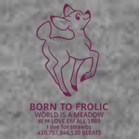 Born To Frolic World Is A Meadow 7-Panel Snapback Hat