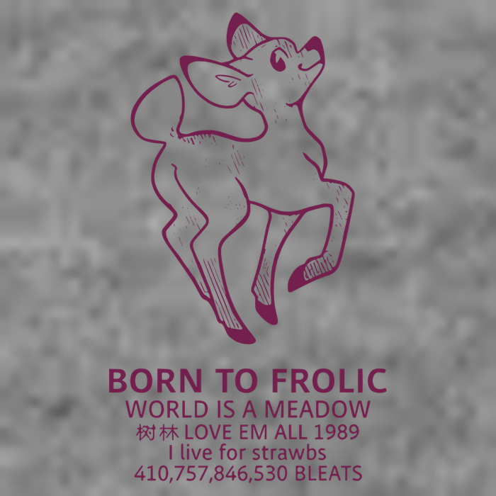 Born To Frolic World Is A Meadow 7-Panel Snapback Hat