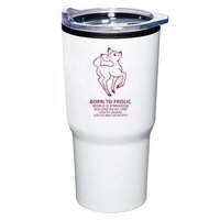 Born To Frolic World Is A Meadow Tumbler