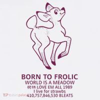 Born To Frolic World Is A Meadow Poster