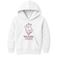 Born To Frolic World Is A Meadow Kids Hoodie