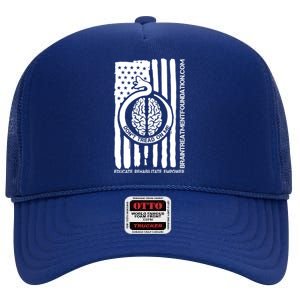 Brain Treatment Foundation Don’T Tread On Me High Crown Mesh Back Trucker Hat