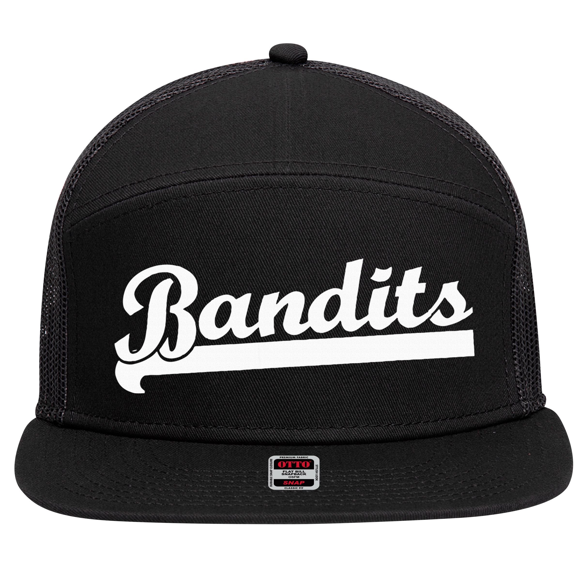 Bandits Team Fan 7 Panel Mesh Trucker Snapback Hat