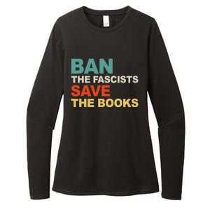 Ban The Fascists Save The Books Funny Trending Womens CVC Long Sleeve Shirt