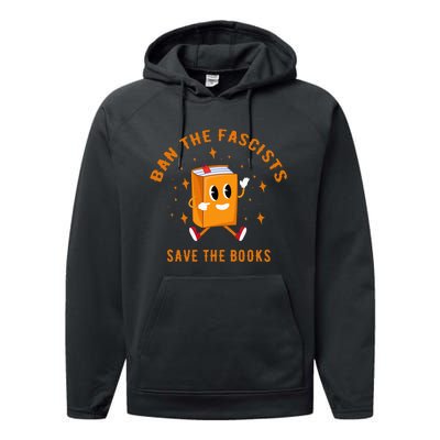 B.A.N The F.A.S.C.I.S.T.S Save The Books Performance Fleece Hoodie