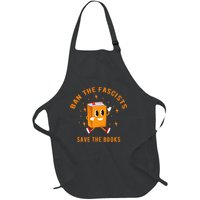 B.A.N The F.A.S.C.I.S.T.S Save The Books Full-Length Apron With Pockets