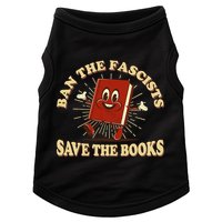 Ban The Fascists Save The Books Retro Doggie Tank