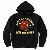 Ban The Fascists Save The Books Retro Hoodie