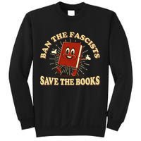Ban The Fascists Save The Books Retro Sweatshirt