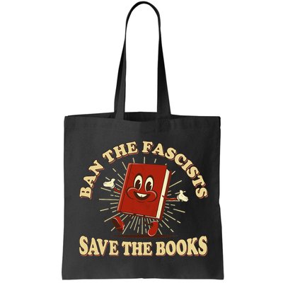 Ban The Fascists Save The Books Retro Bag
