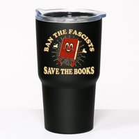 Ban The Fascists Save The Books Retro Tumbler