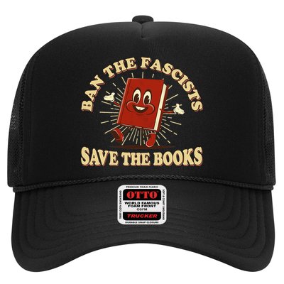 Ban The Fascists Save The Books Retro Trucker Hat
