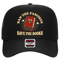 Ban The Fascists Save The Books Retro Trucker Hat
