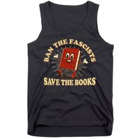 Ban The Fascists Save The Books Retro Tank Top