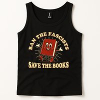 Ban The Fascists Save The Books Retro Tank Top