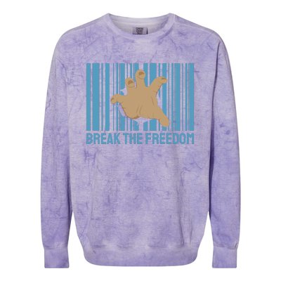 Break The Freedom Colorblast Crewneck Sweatshirt