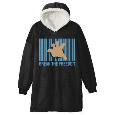 Break The Freedom Hooded Wearable Blanket