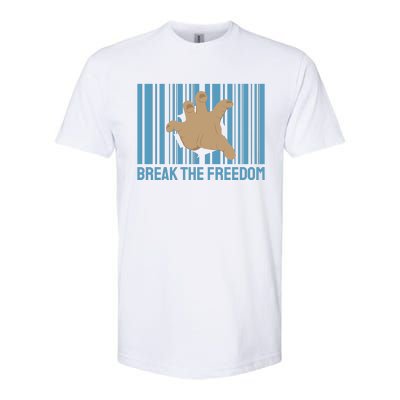 Break The Freedom Softstyle CVC T-Shirt