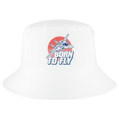 Born To Fly Fighter Jet Plane Airplane Cool Comfort Performance Bucket Hat