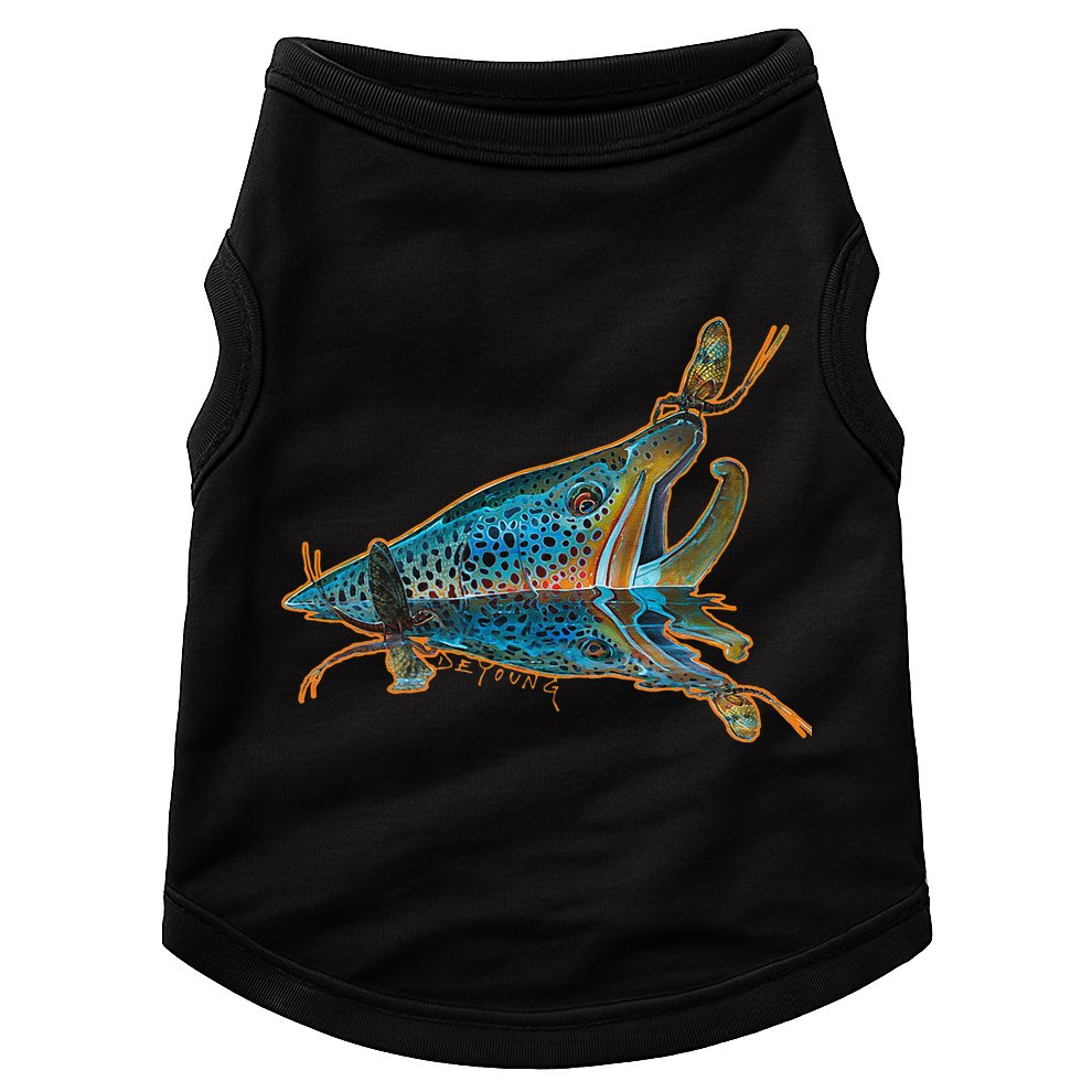 Brown Trout Fishing Emigrant Riser Fly Fishing Doggie Tank