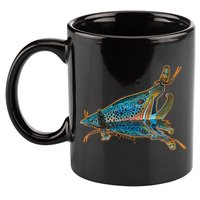 Brown Trout Fishing Emigrant Riser Fly Fishing 11oz C Handle Ceramic Mug