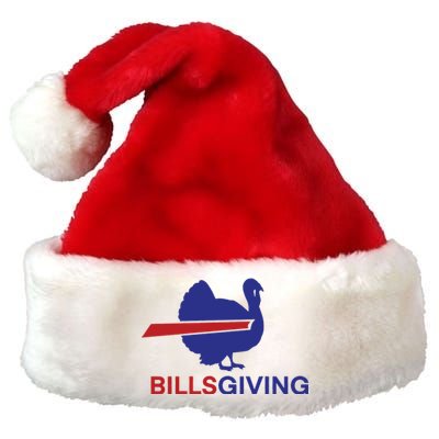 Billsgiving Turkey Football Gift Football Fan Premium Christmas Santa Hat