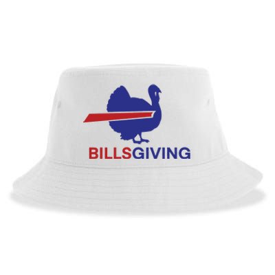 Billsgiving Turkey Football Gift Football Fan Sustainable Bucket Hat