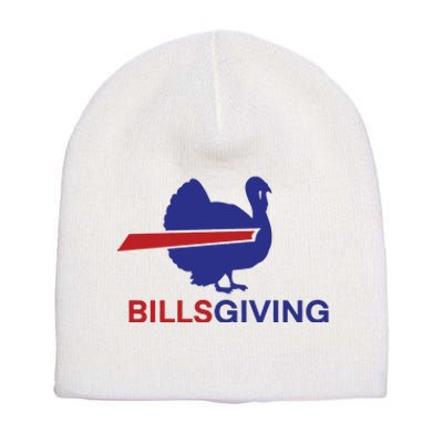 Billsgiving Turkey Football Gift Football Fan Short Acrylic Beanie