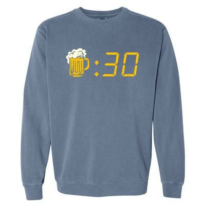 Beer Thirty. Funny Drinking Or Getting Drunk Garment-Dyed Sweatshirt