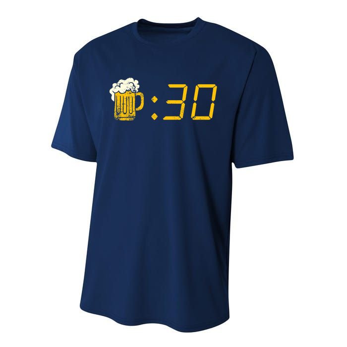 Beer Thirty. Funny Drinking Or Getting Drunk Performance Sprint T-Shirt