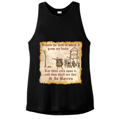 Behold The Field Medieval Dank Meme Ladies PosiCharge Tri-Blend Wicking Tank