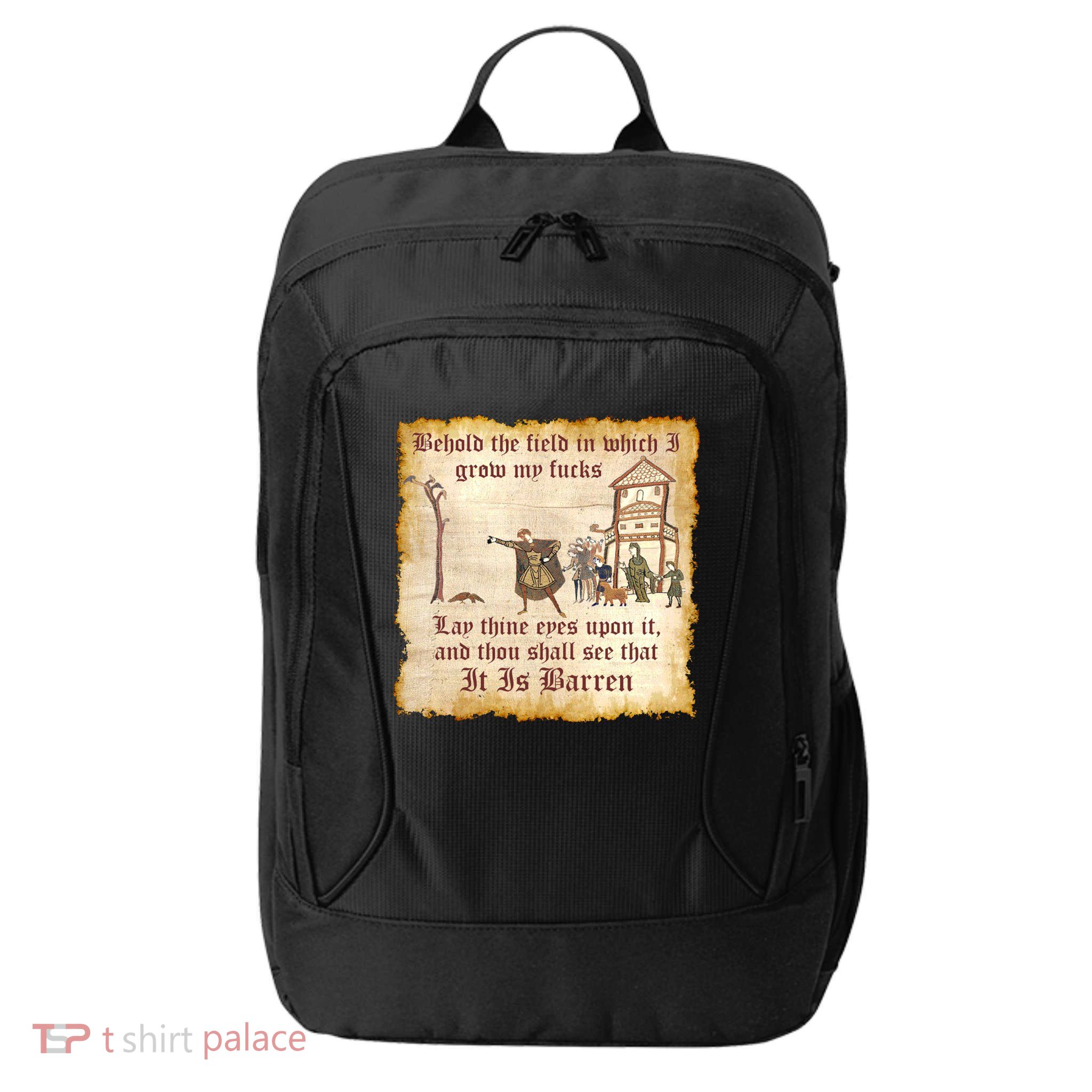 Behold The Field Medieval Dank Meme City Backpack
