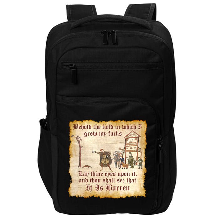 Behold The Field Medieval Dank Meme Impact Tech Backpack