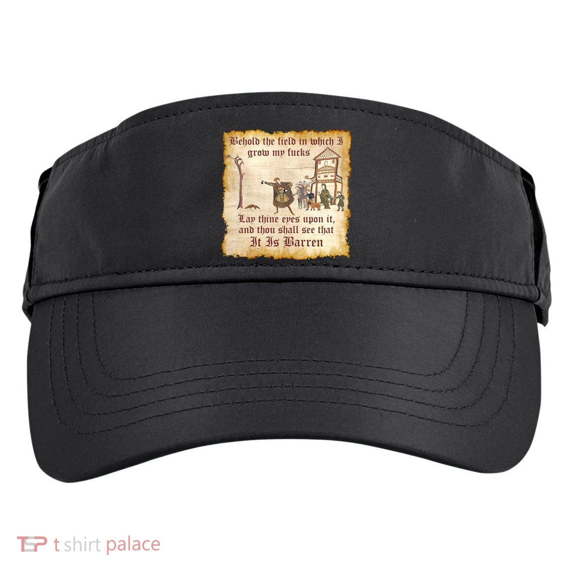 Behold The Field Medieval Dank Meme Adult Drive Performance Visor