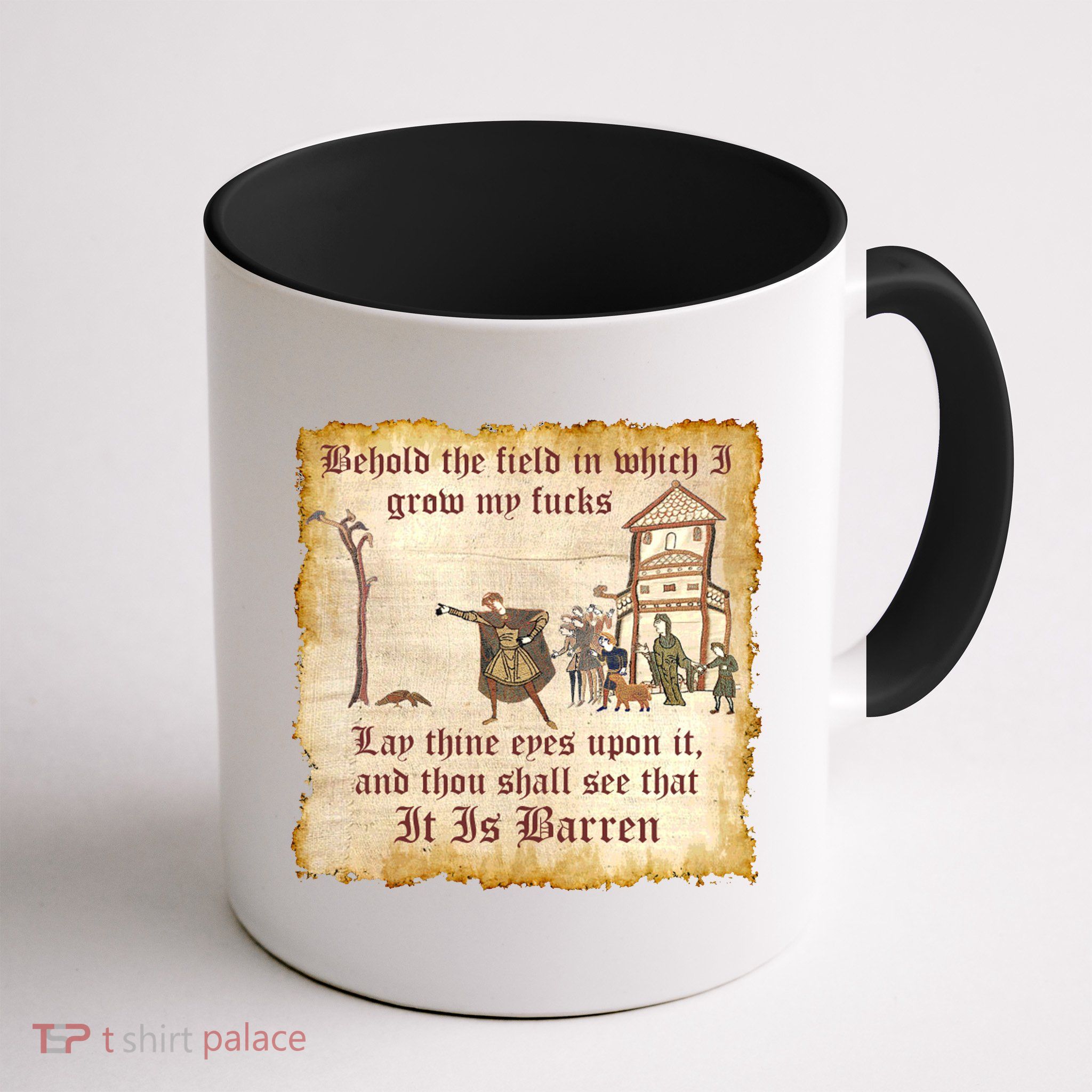 Behold The Field Medieval Dank Meme Mug