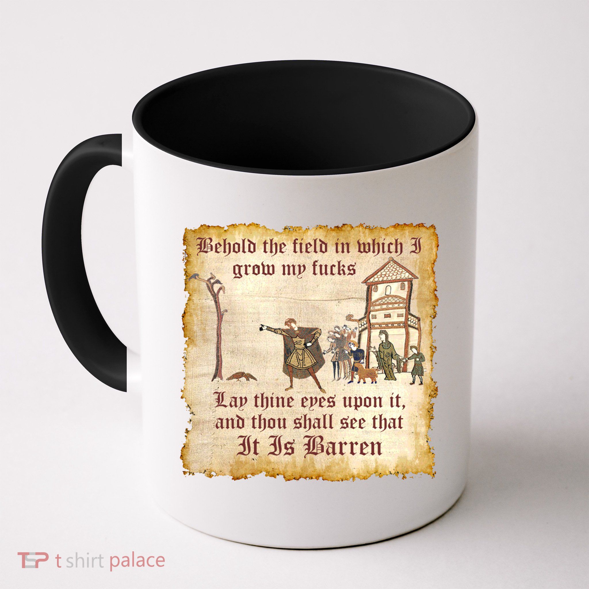 Behold The Field Medieval Dank Meme Mug