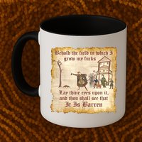 Behold The Field Medieval Dank Meme Mug